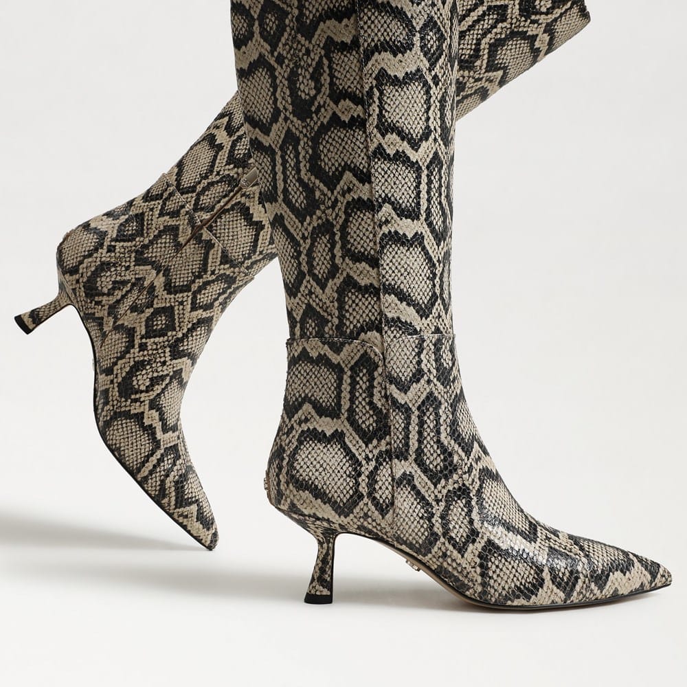 Taylin Wide Calf Pointed Toe Knee High Boot - Image 7
