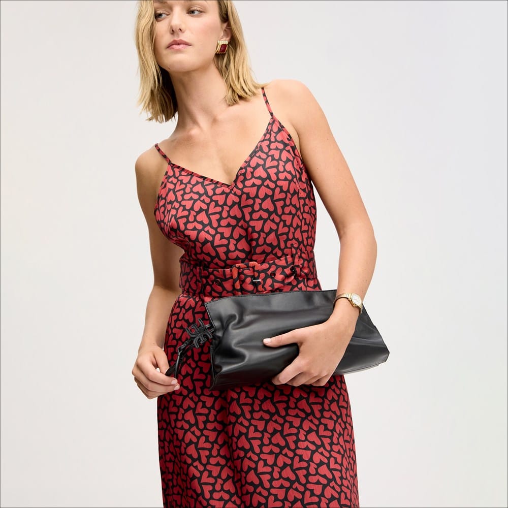 Poppy Oversized Drawstring Clutch - Image 5