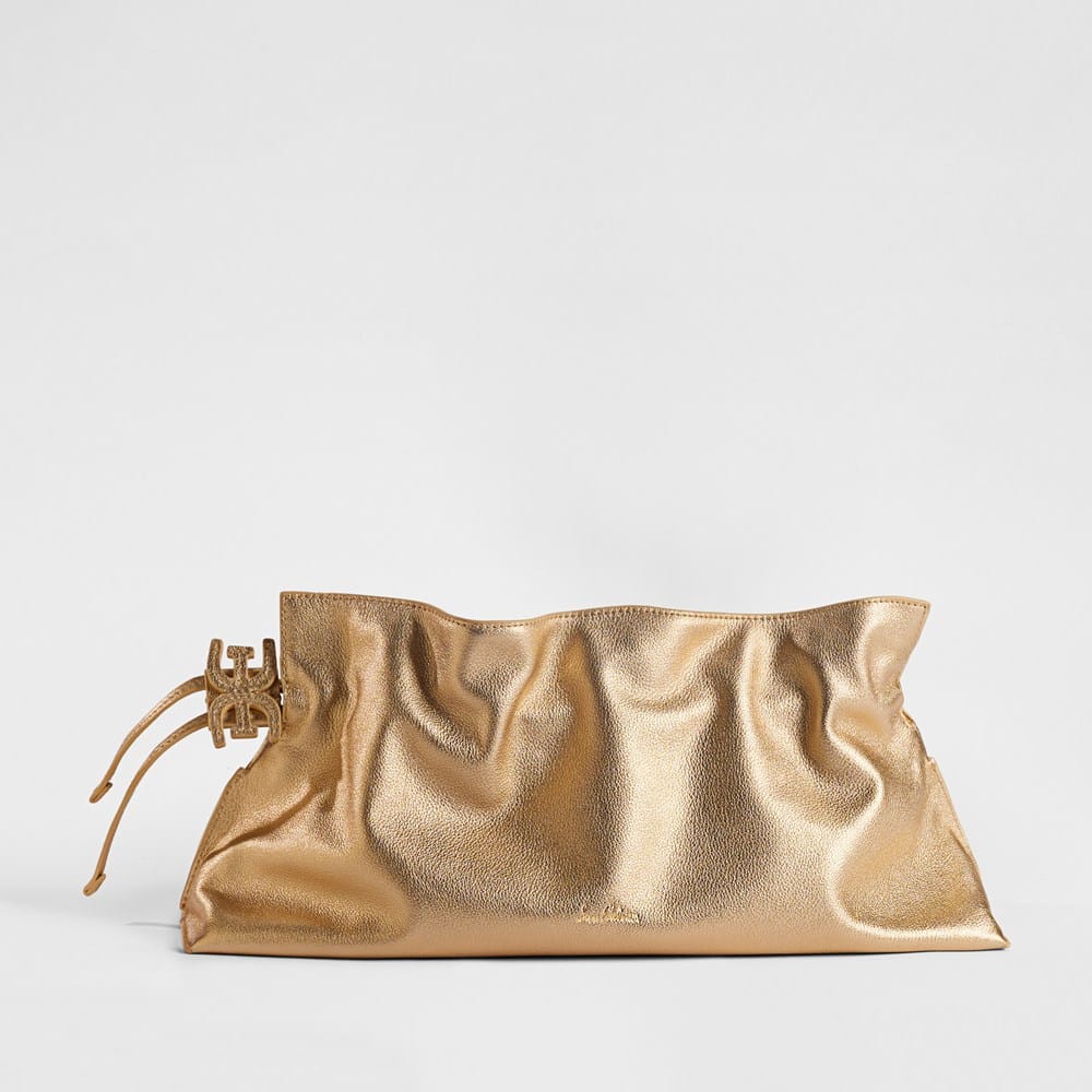 Poppy Oversized Drawstring Clutch - Image 4