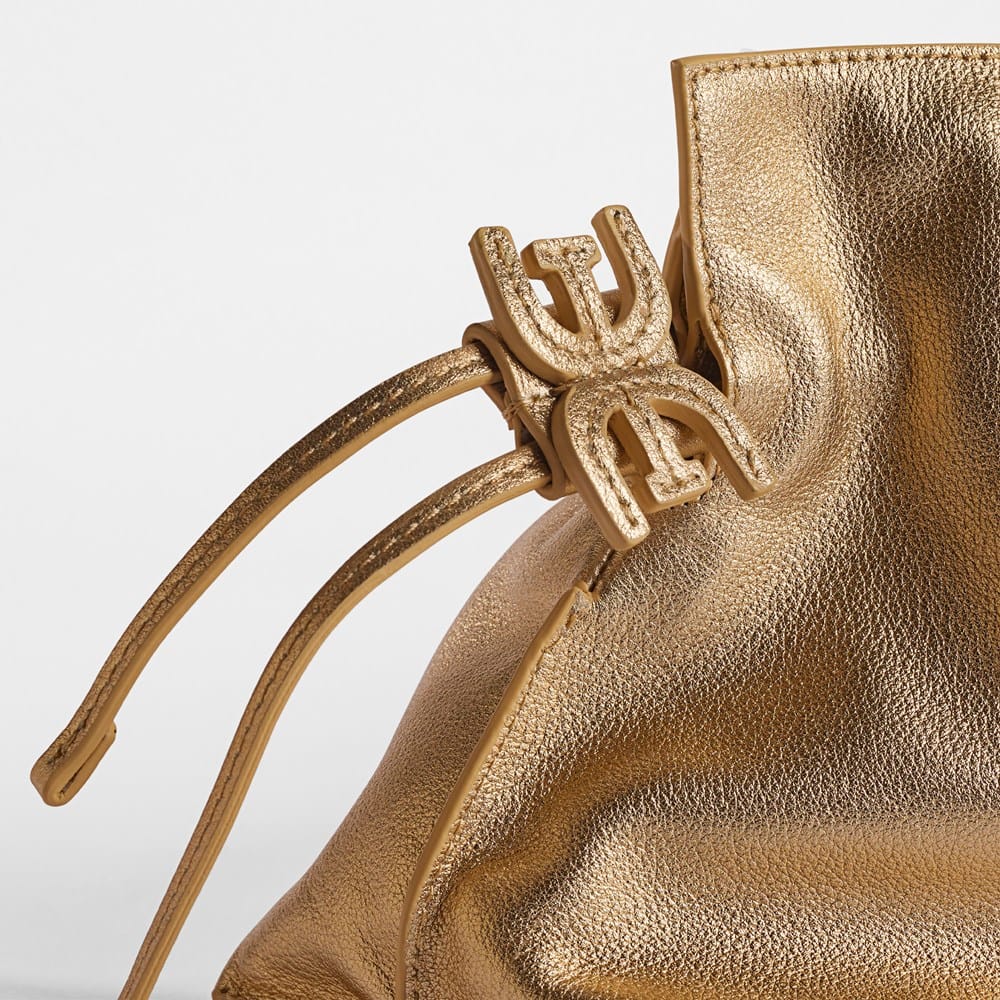 Poppy Oversized Drawstring Clutch - Image 3