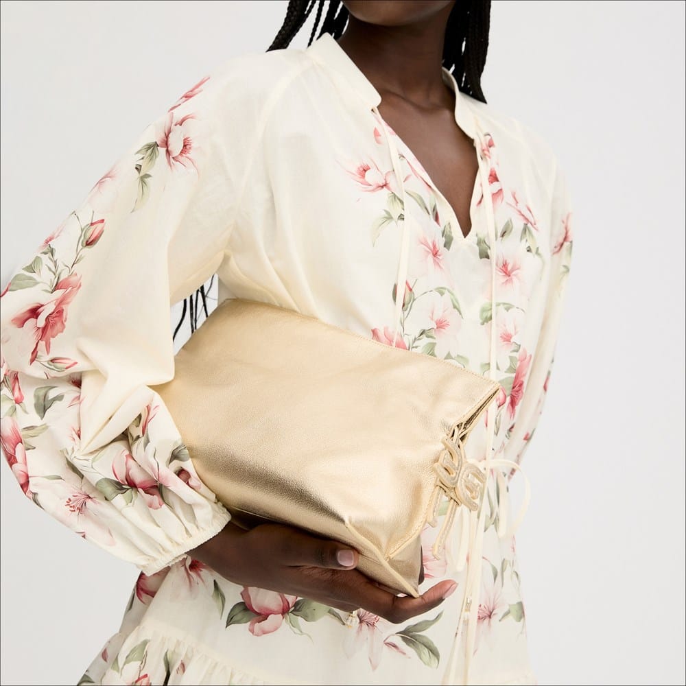 Poppy Oversized Drawstring Clutch - Image 5