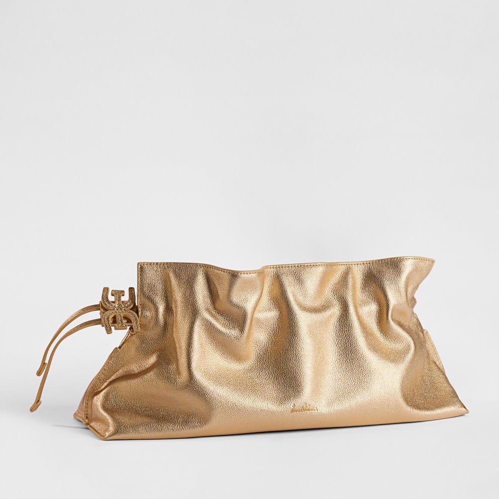 Poppy Oversized Drawstring Clutch - Image 2