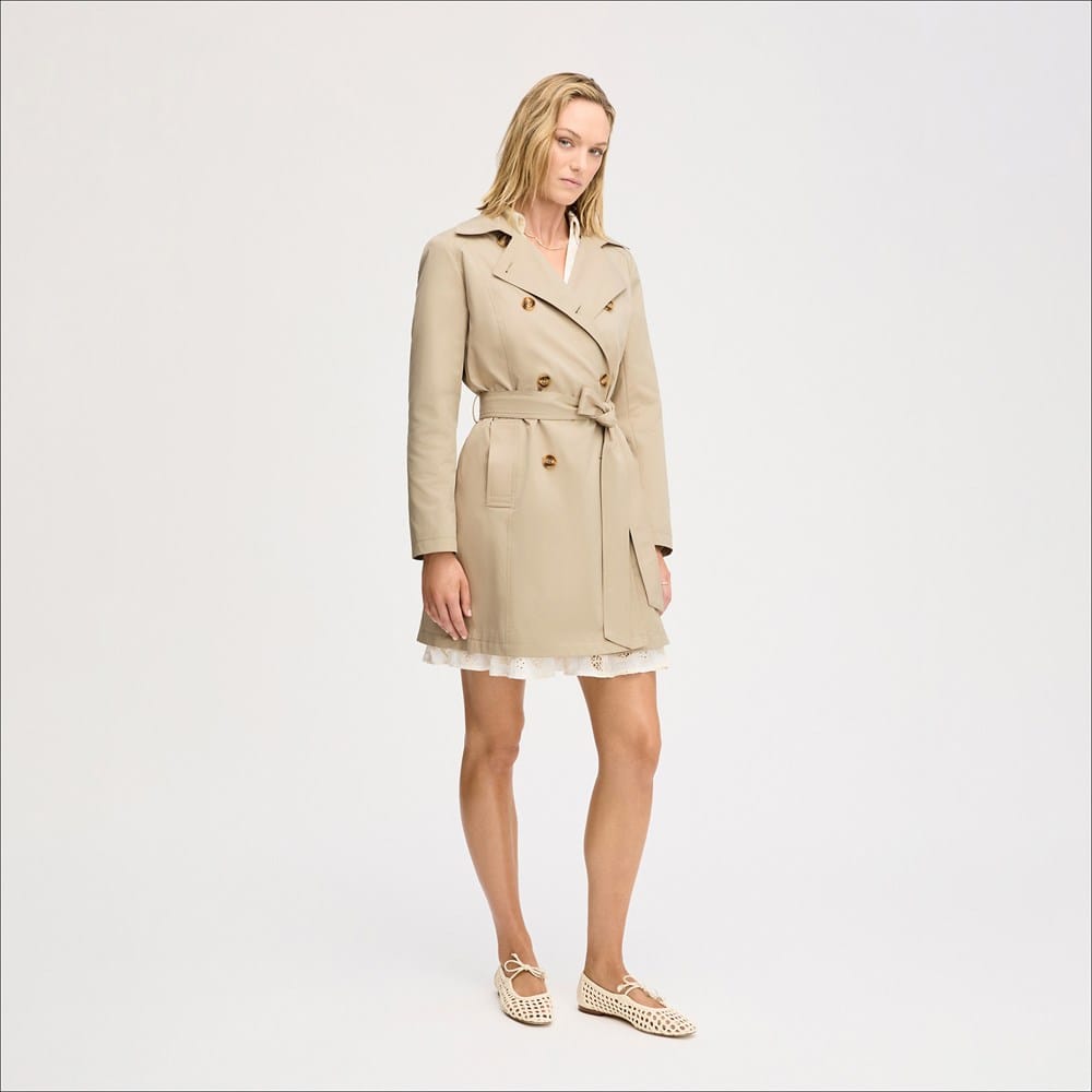 Double Breasted Trench Coat - Image 2