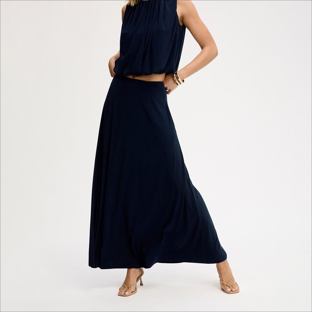 Gathered Midi Skirt - Image 2