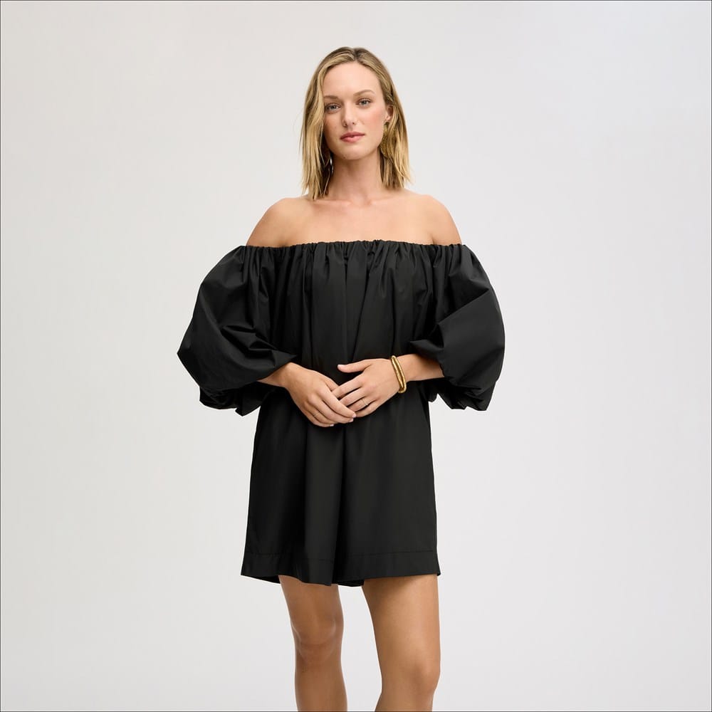 Bubble Sleeve Mini Dress - Image 3