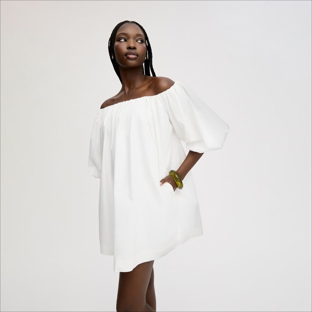 Bubble Sleeve Mini Dress - Image 6