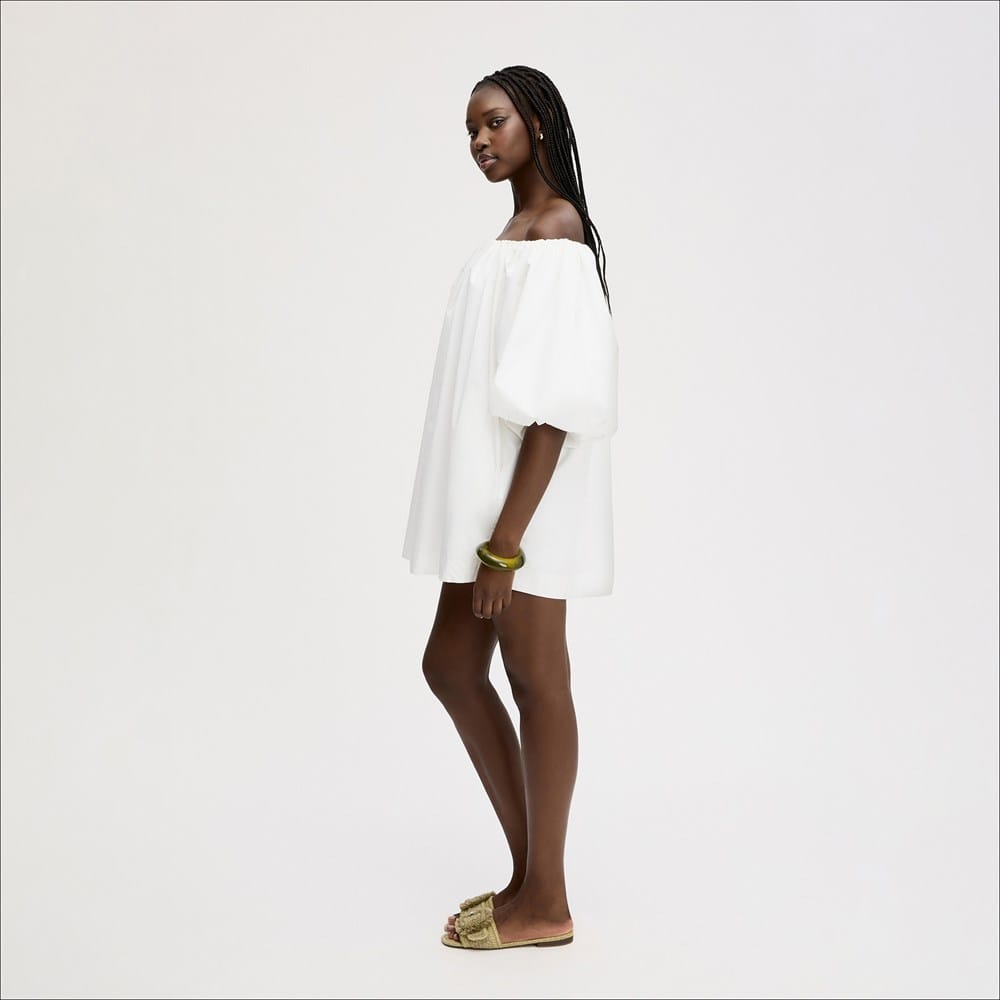 Bubble Sleeve Mini Dress - Image 2