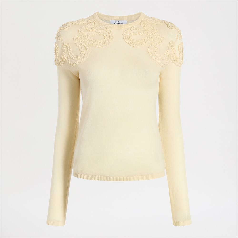 Long Sleeve Ruffle Detail Sweater - Image 5