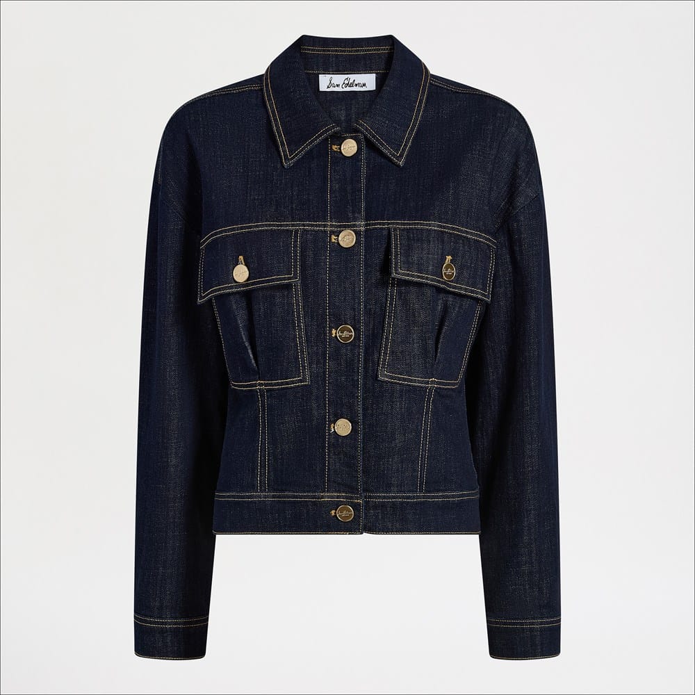 Cinch Waist Denim Jacket - Image 6