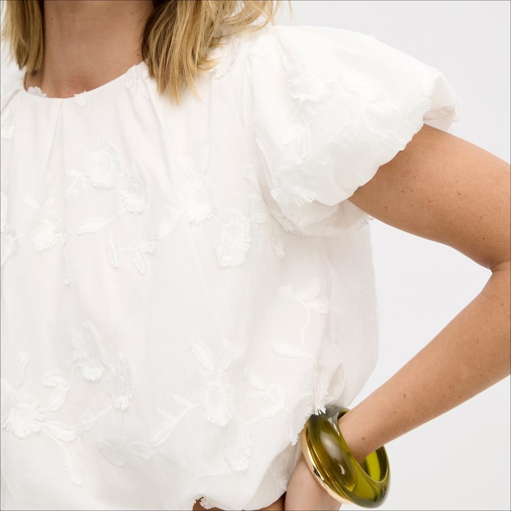3D Floral Bubble Top - Image 6
