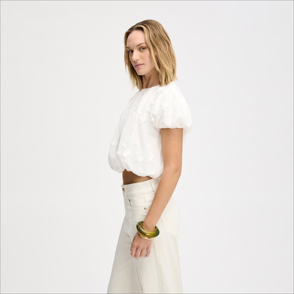3D Floral Bubble Top - Image 3