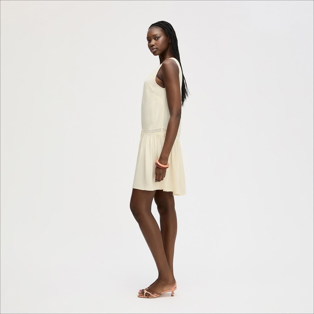 V Back Mini Tiered Dress - Image 2