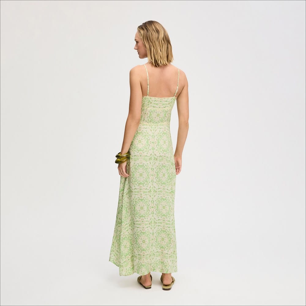 Lace Trim Slip Maxi Dress - Image 4
