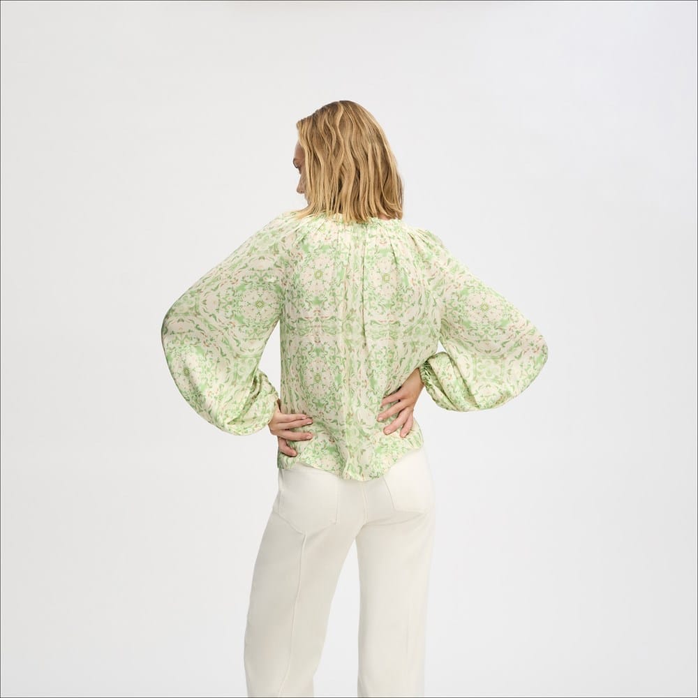 Gathered Boho Blouse - Image 4