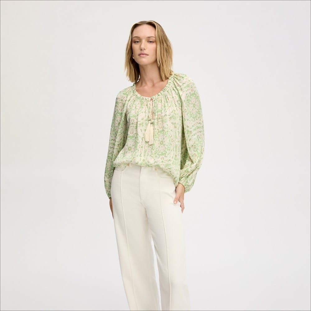 Gathered Boho Blouse - Image 2