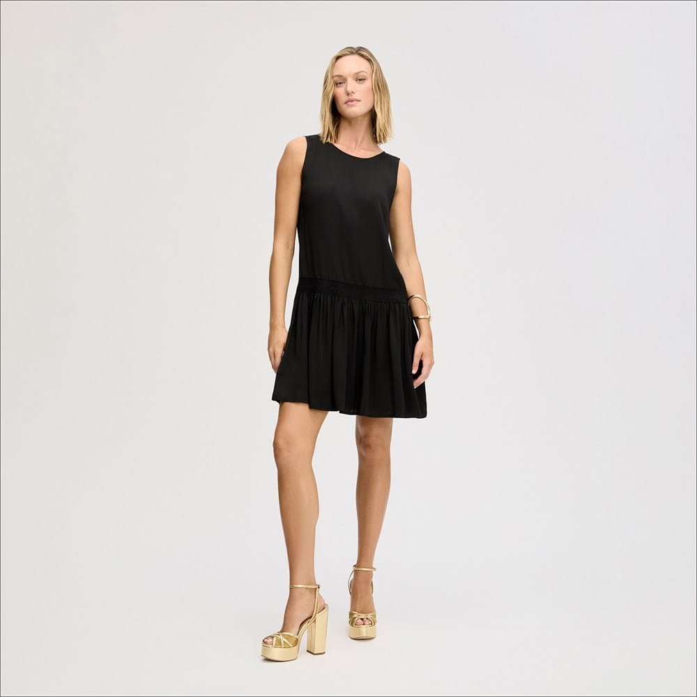 V Back Mini Tiered Dress - Image 2