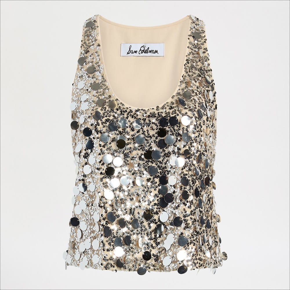 Sequin U Neck Tank - Image 5