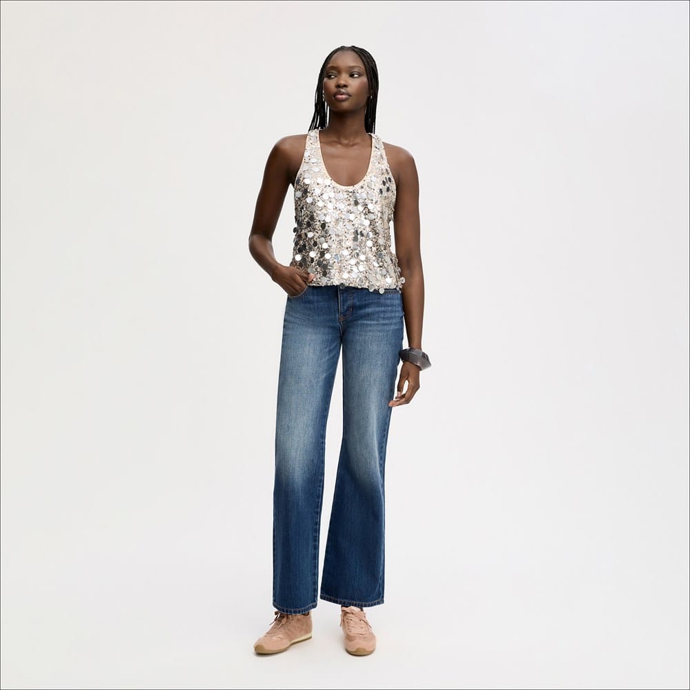 Sequin U Neck Tank - Image 2