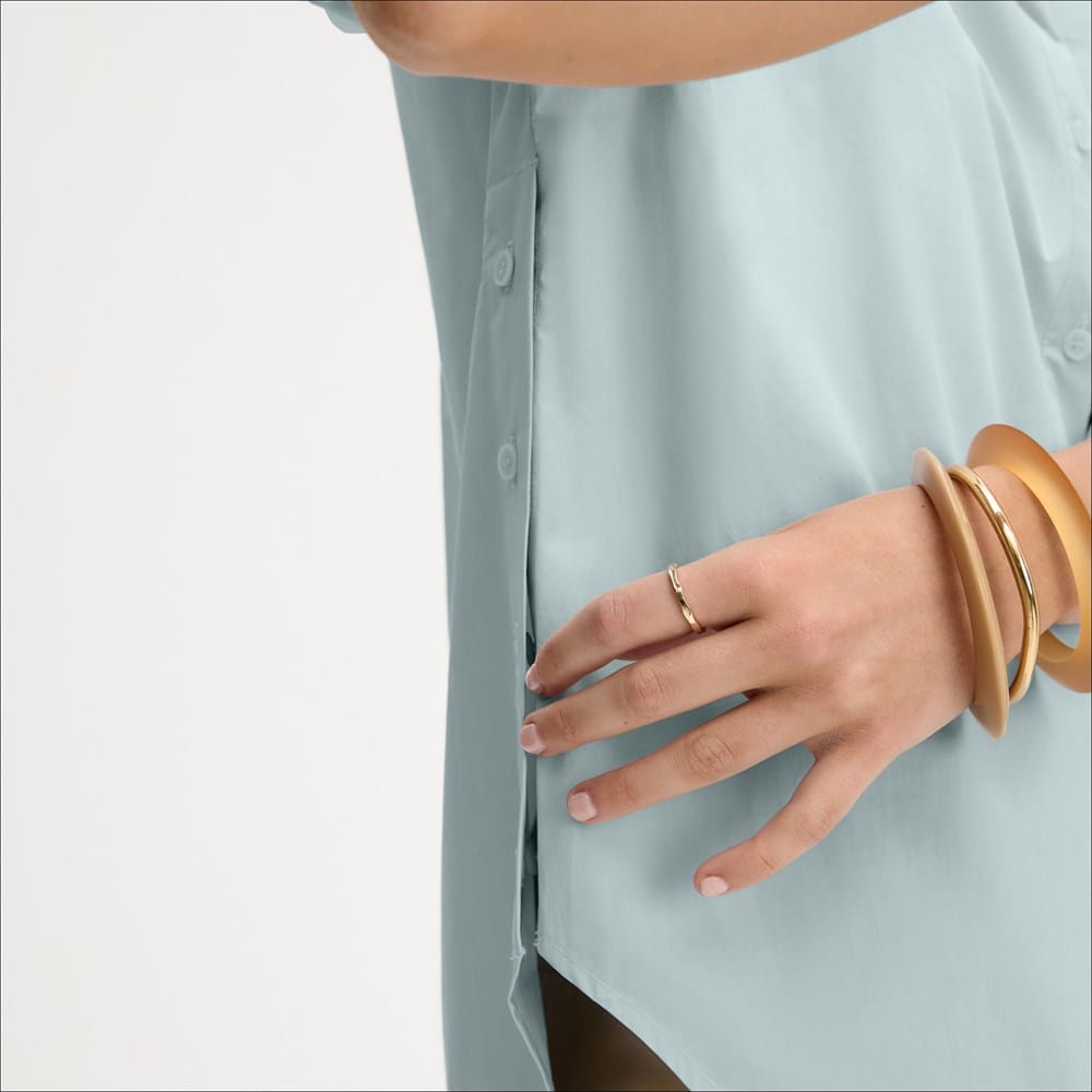 Long Sleeve Shirt with Placket - Image 6