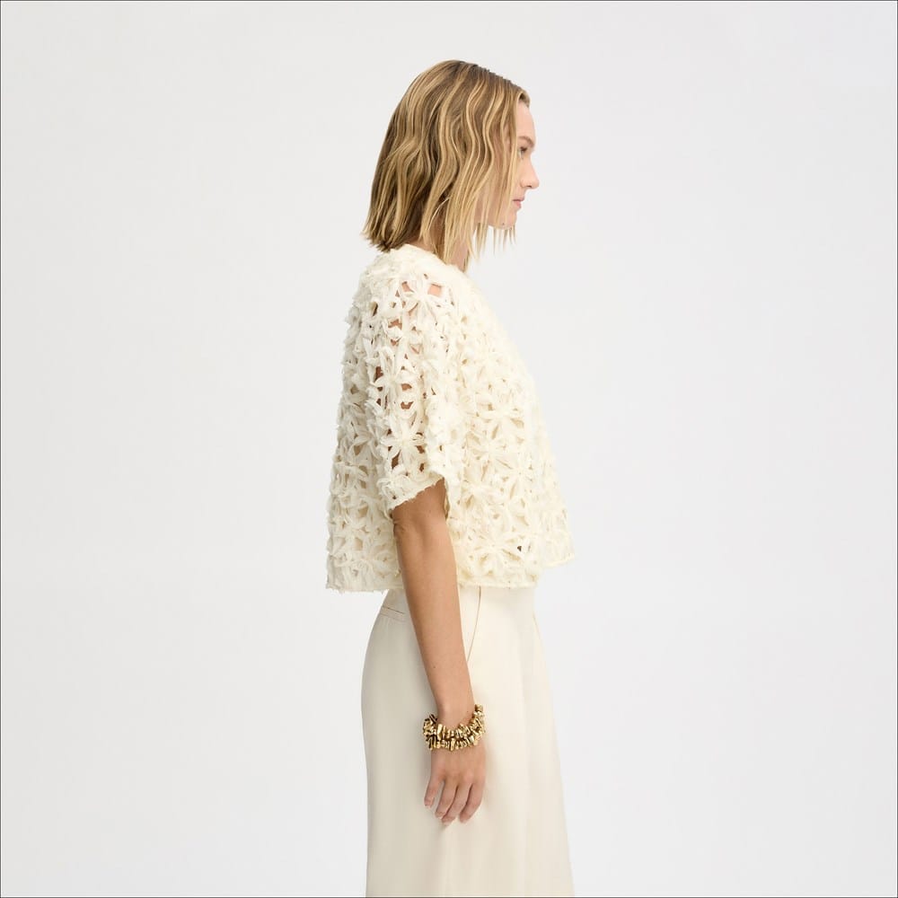 Soutache Short Sleeve Top - Image 3