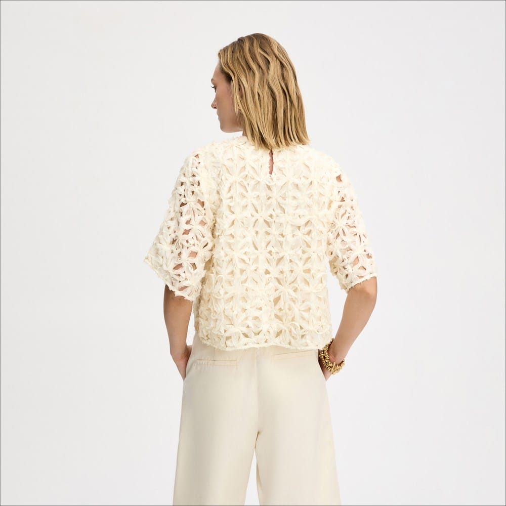 Soutache Short Sleeve Top - Image 4