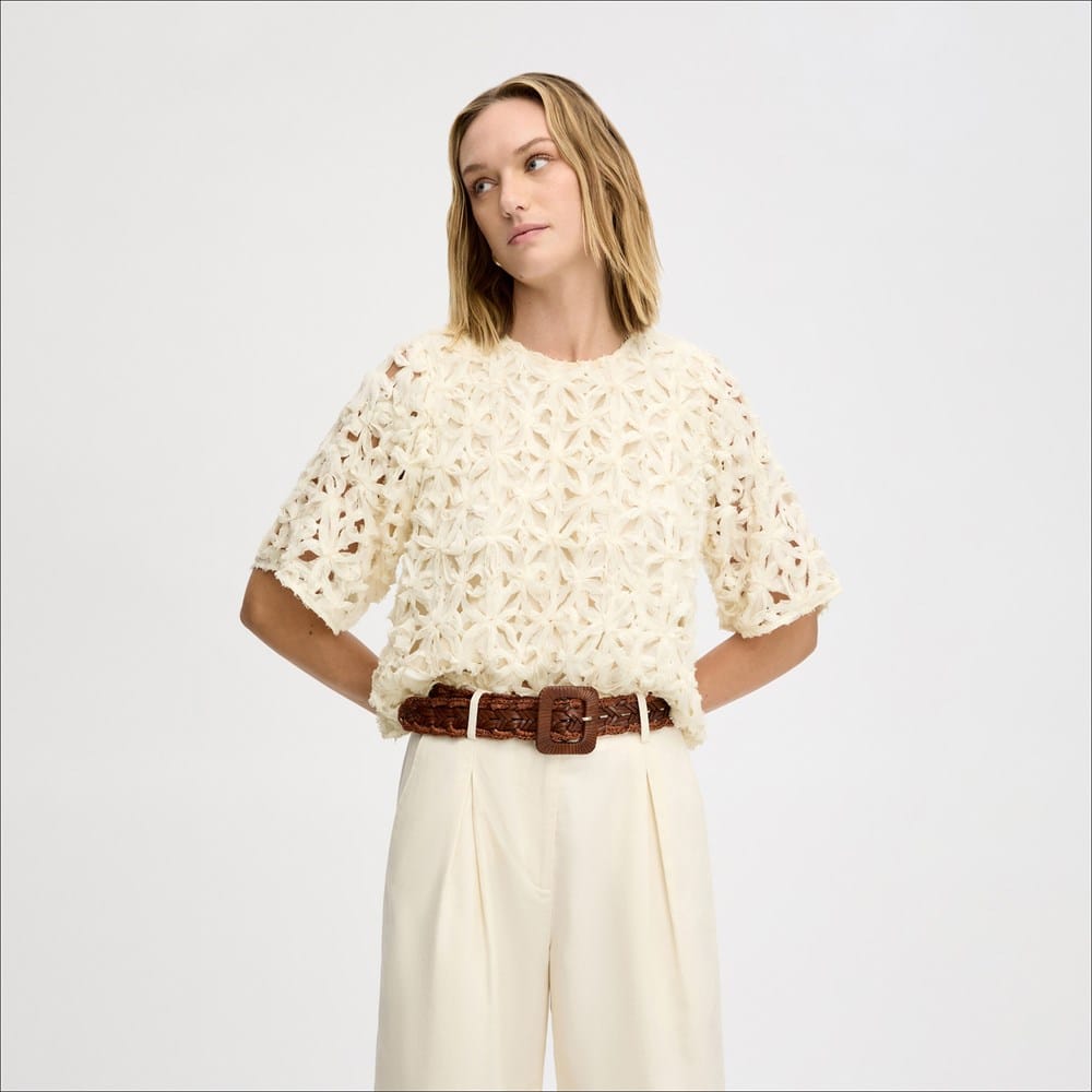 Soutache Short Sleeve Top - Image 2