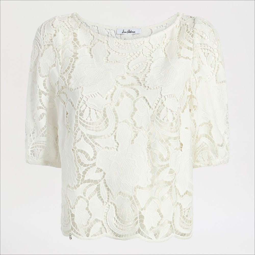 Lace Short Sleeve Top - Image 3