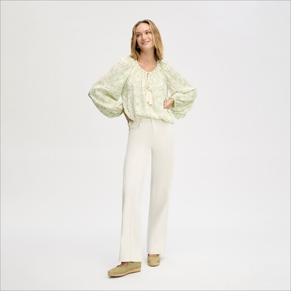 Pintuck Trouser Jean