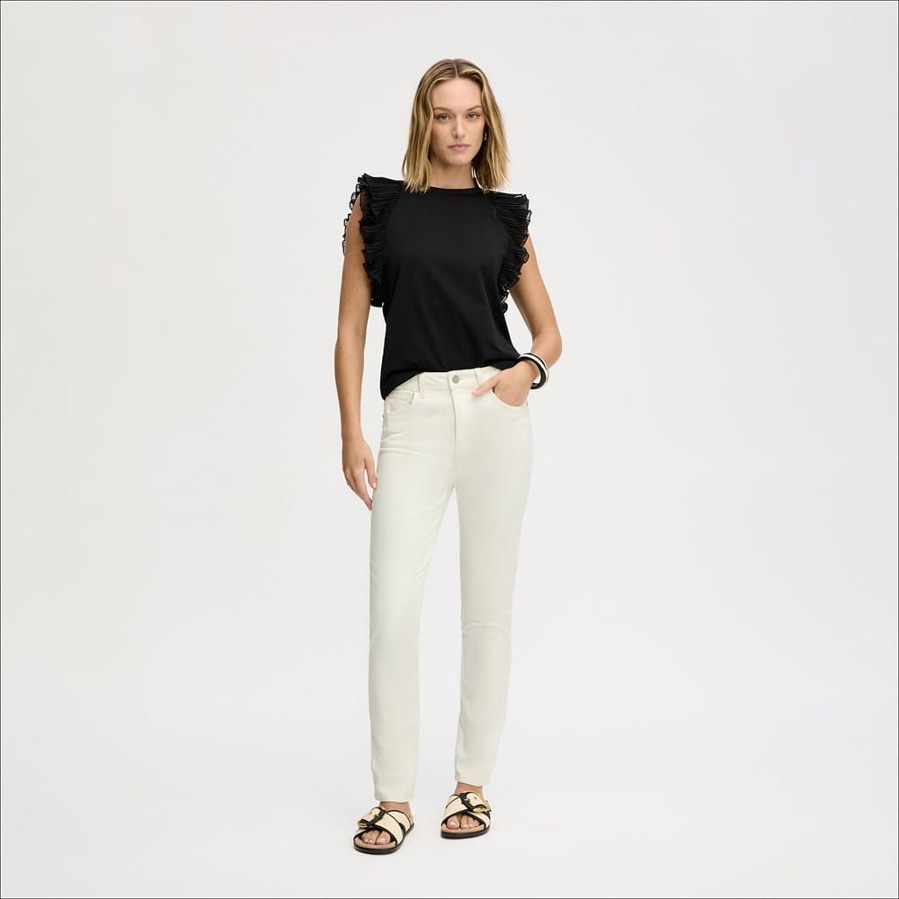 Mid Rise Pencil Jean
