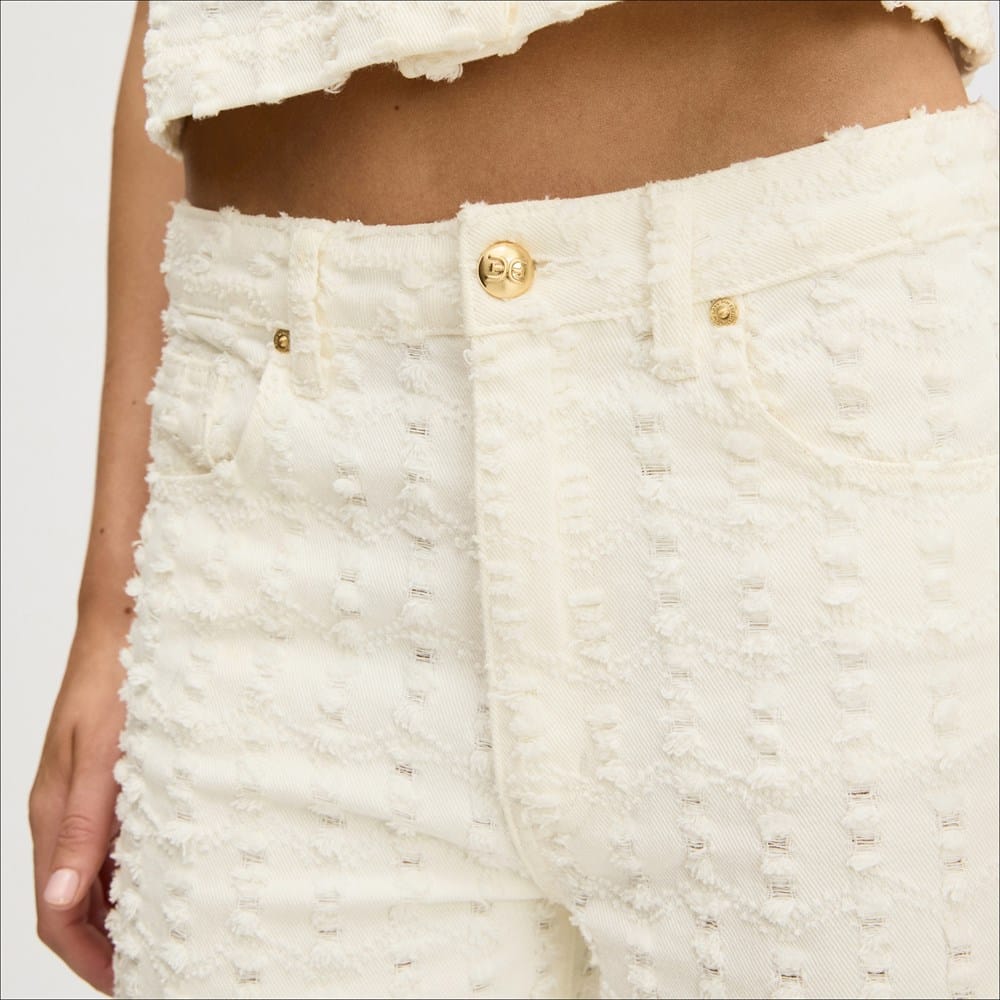 Laser Fray Wide Leg Jean - Image 6