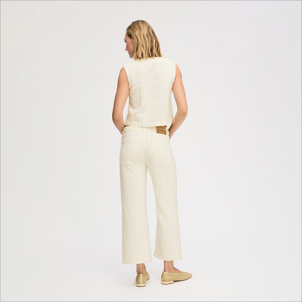 Laser Fray Wide Leg Jean - Image 3