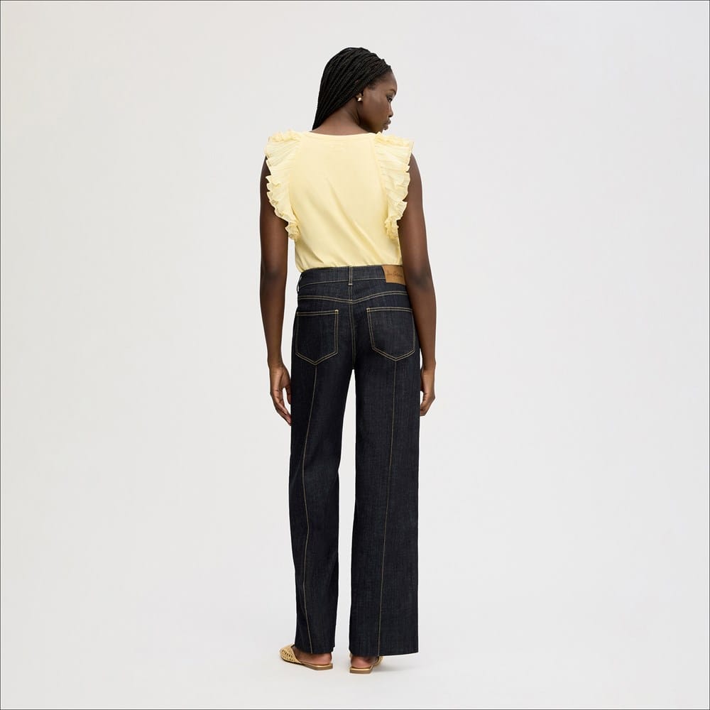Pintuck Trouser Jean - Image 3