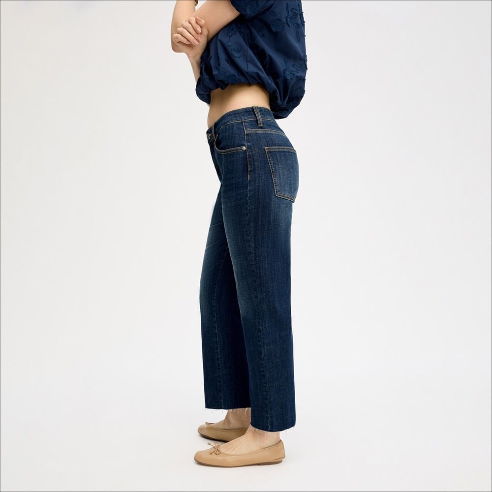Mid Rise Straight Ankle Jean - Image 3