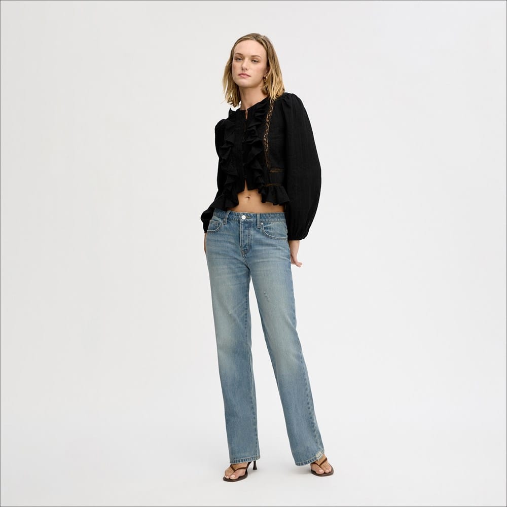 Low Rise Slouch Girlfriend Jean