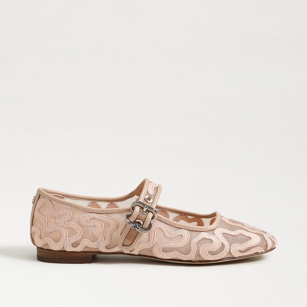 Michaela Mesh Mary Jane Flat - Image 2
