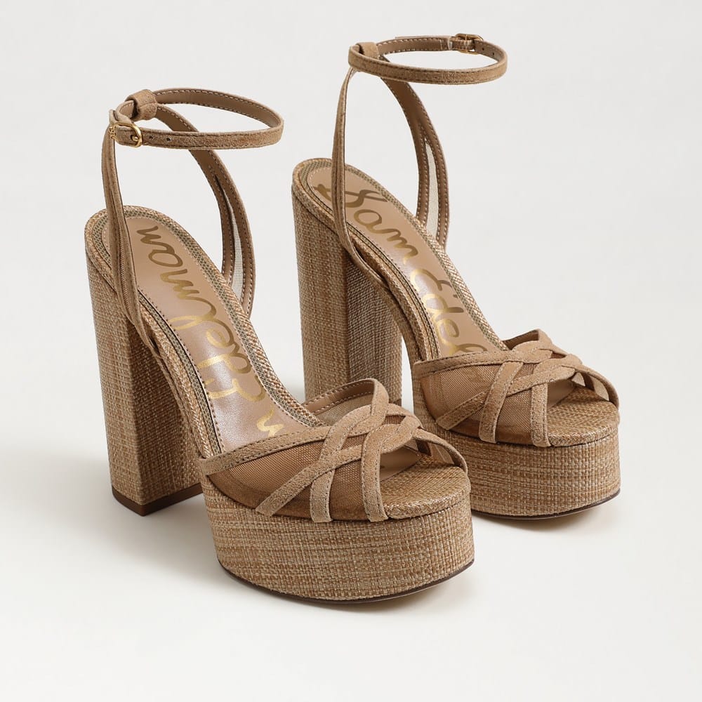 Sandy Block Heel Platform Sandal