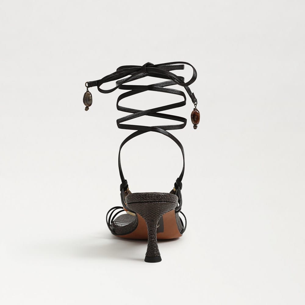 Paloma Kitten Heel Wrap Sandal - Image 5