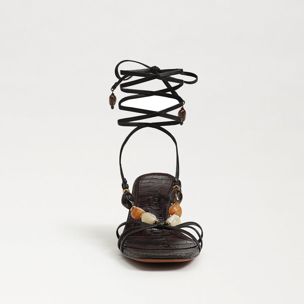 Paloma Kitten Heel Wrap Sandal - Image 3
