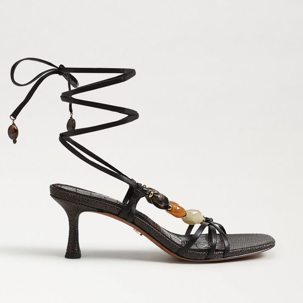 Paloma Kitten Heel Wrap Sandal - Image 2