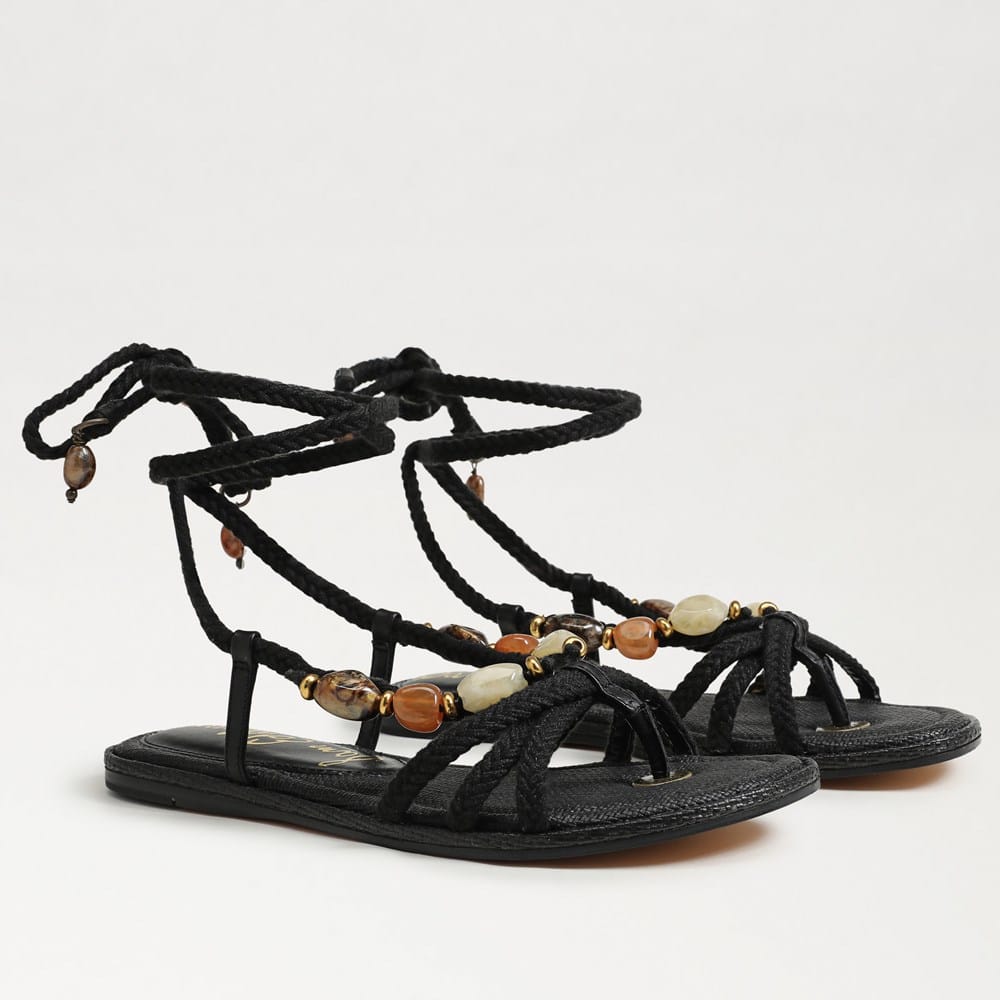 Rori lace Up Flat Sandal - Image 7