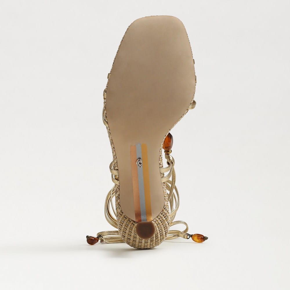 Paloma Kitten Heel Wrap Sandal - Image 6