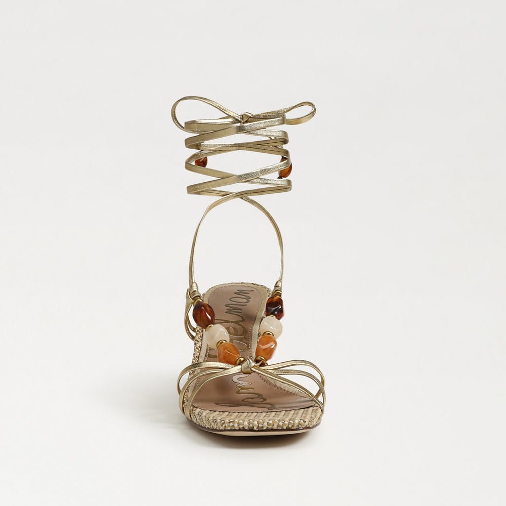Paloma Kitten Heel Wrap Sandal - Image 3