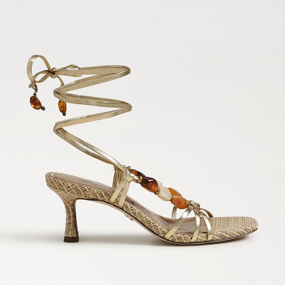 Paloma Kitten Heel Wrap Sandal - Image 2