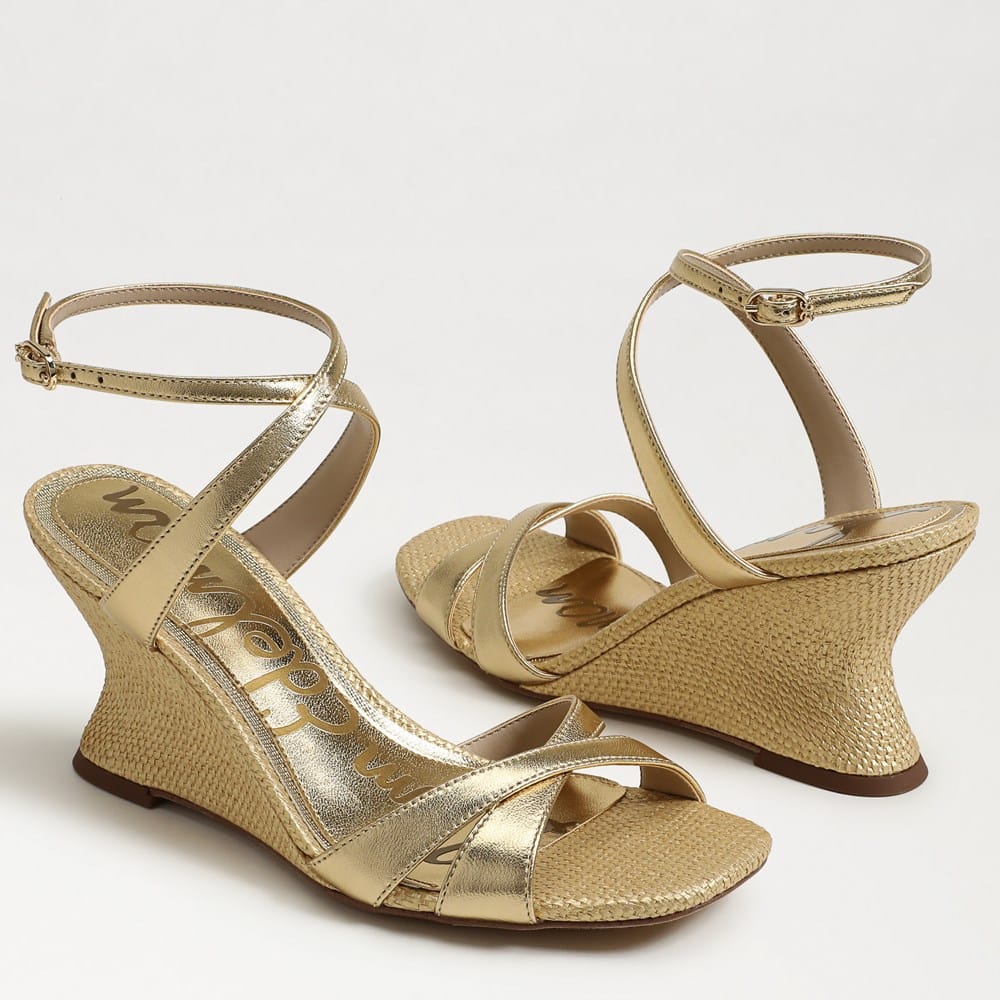 Davi Ankle Strap Wedge Sandal - Image 7