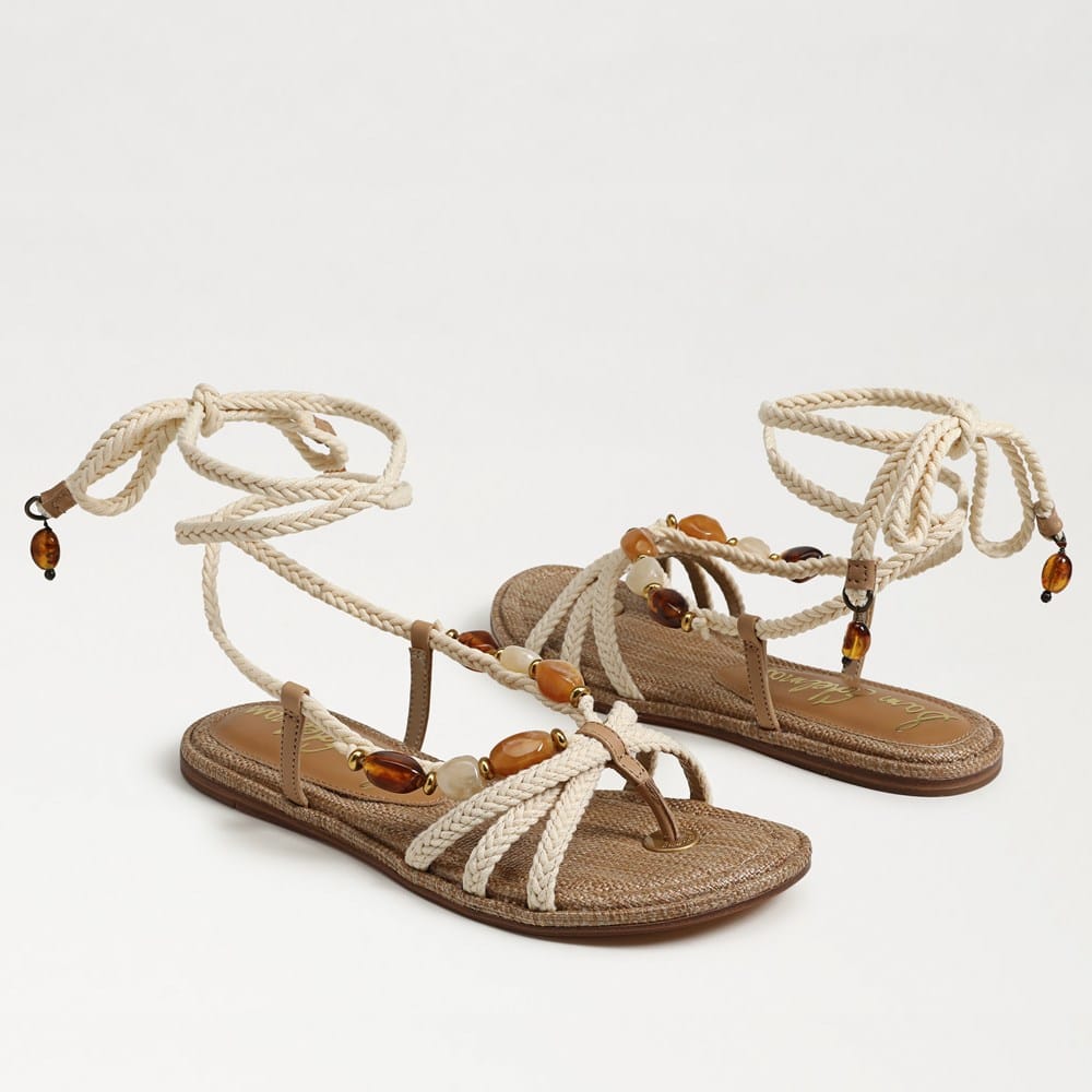 Rori lace Up Flat Sandal - Image 7
