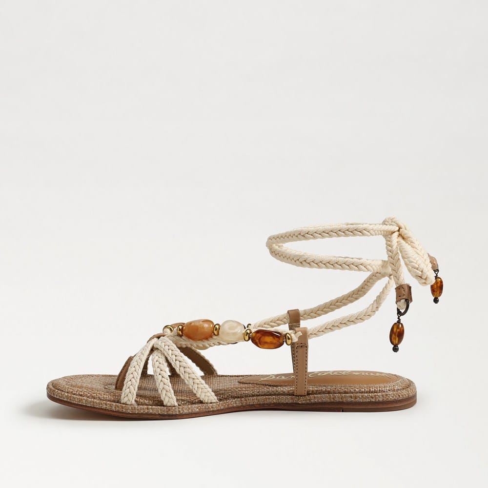 Rori lace Up Flat Sandal - Image 4