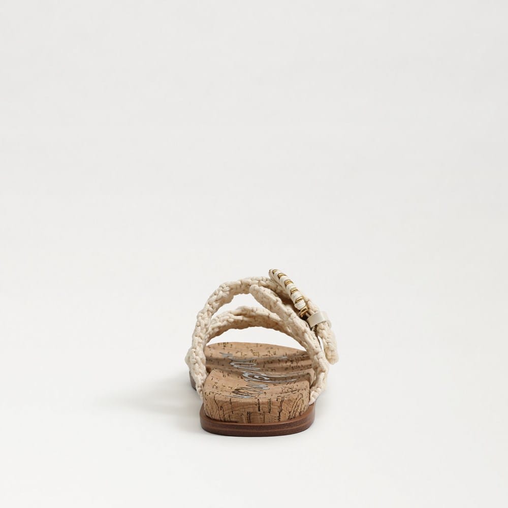 Lucy Woven Slip On Buckle Sandal - Image 5