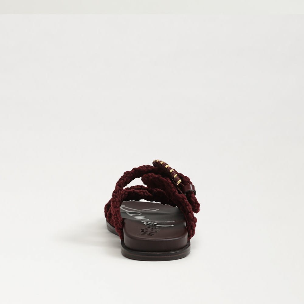 Lucy Woven Slip On Buckle Sandal - Image 5