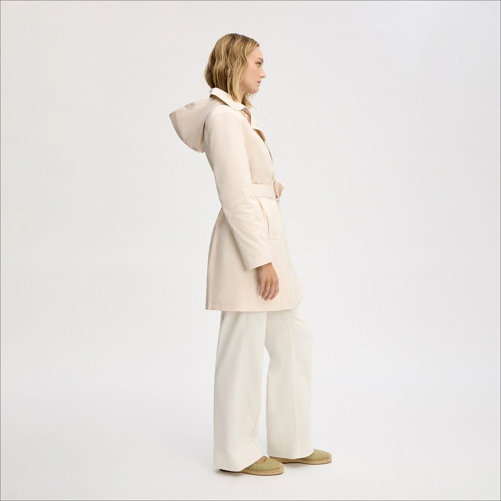 Double Breasted Hood Trench - Image 3