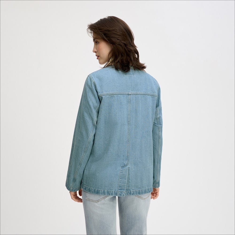 Washed Denim Jacket - Image 2
